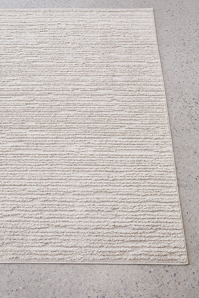 Chloe Power-Loomed Polypropylene Rug - Natural