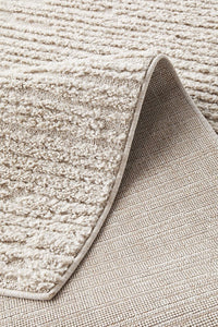 Chloe Power-Loomed Polypropylene Rug - Natural