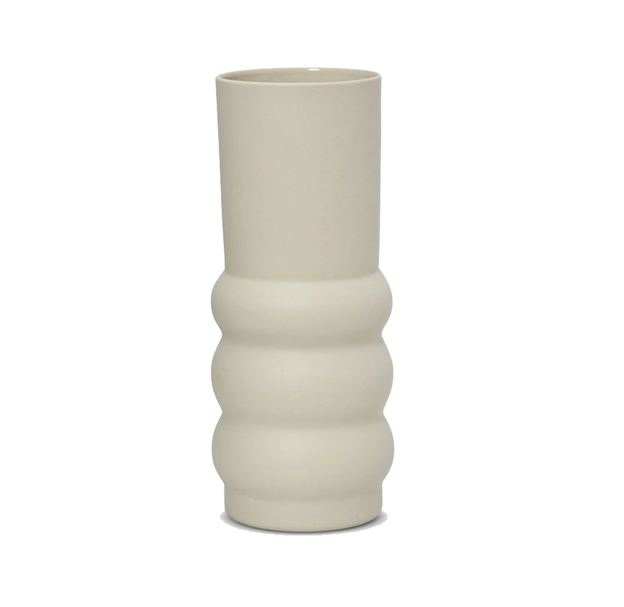 Cloud Haus Large Ceramic Vase - Chalk