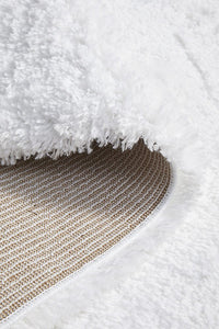 Cloud Soft Shag Style Rug - White