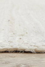 Load image into Gallery viewer, Coast Hand Made Jute Rug - White Wash
