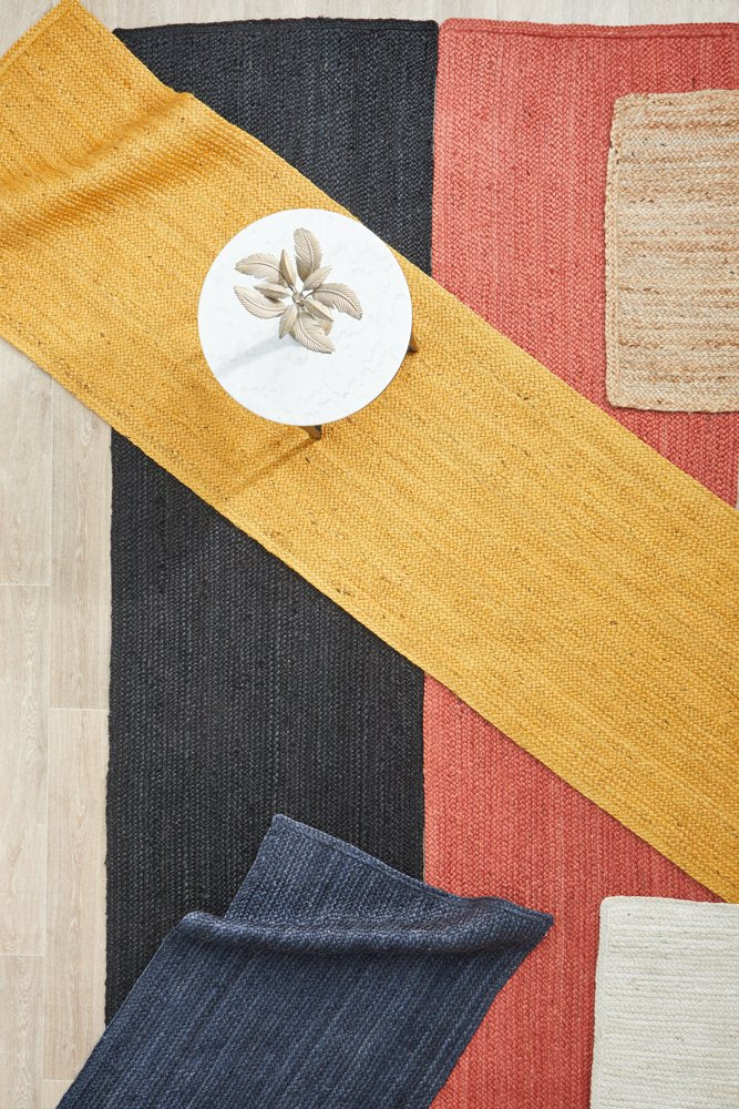 Coast Hand Made Jute Rug - White Wash