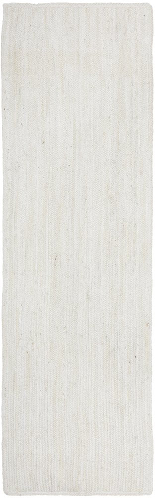 Coast Hand Made Jute Rug - White Wash