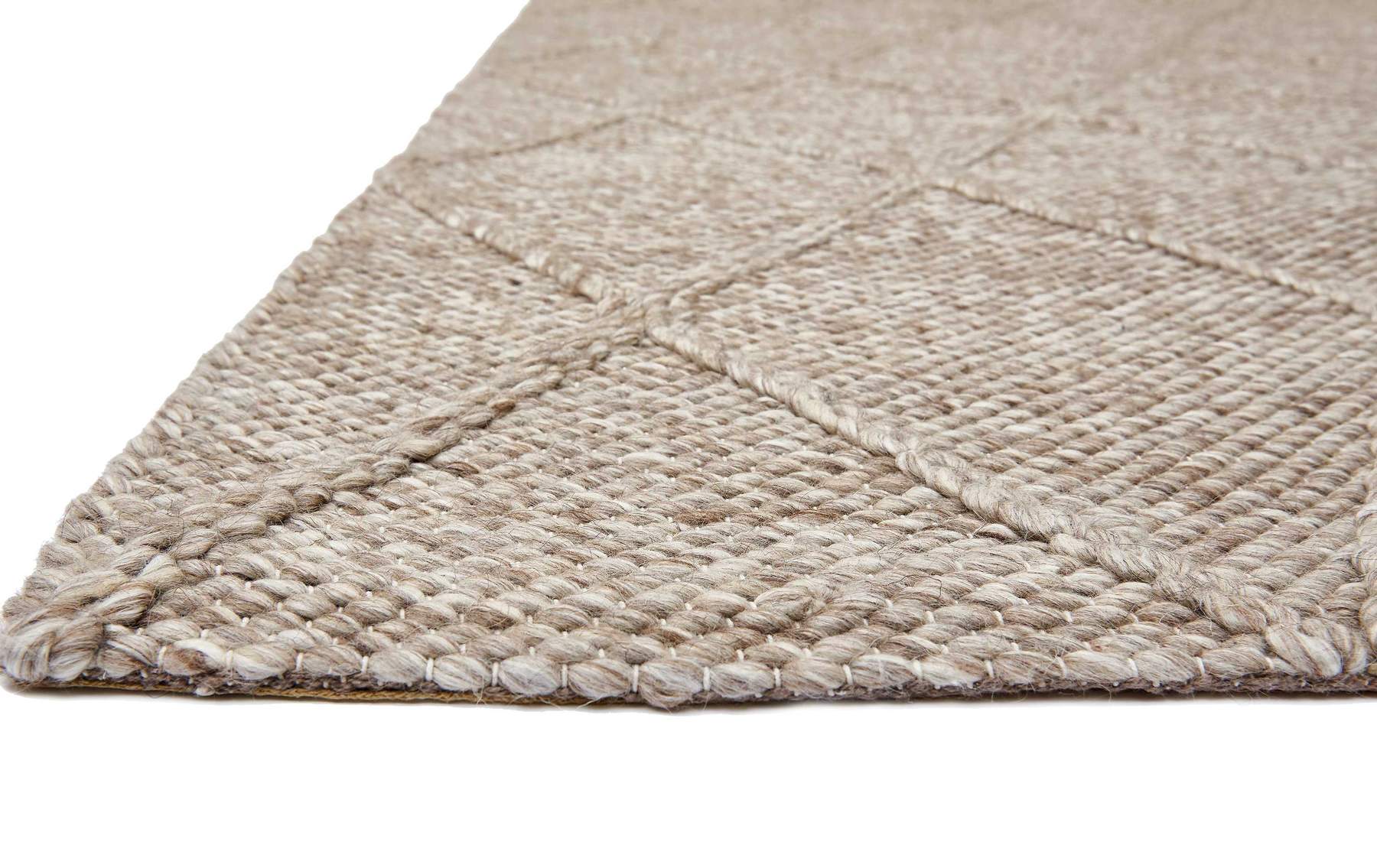 Diamond Handmade Rug - Beige