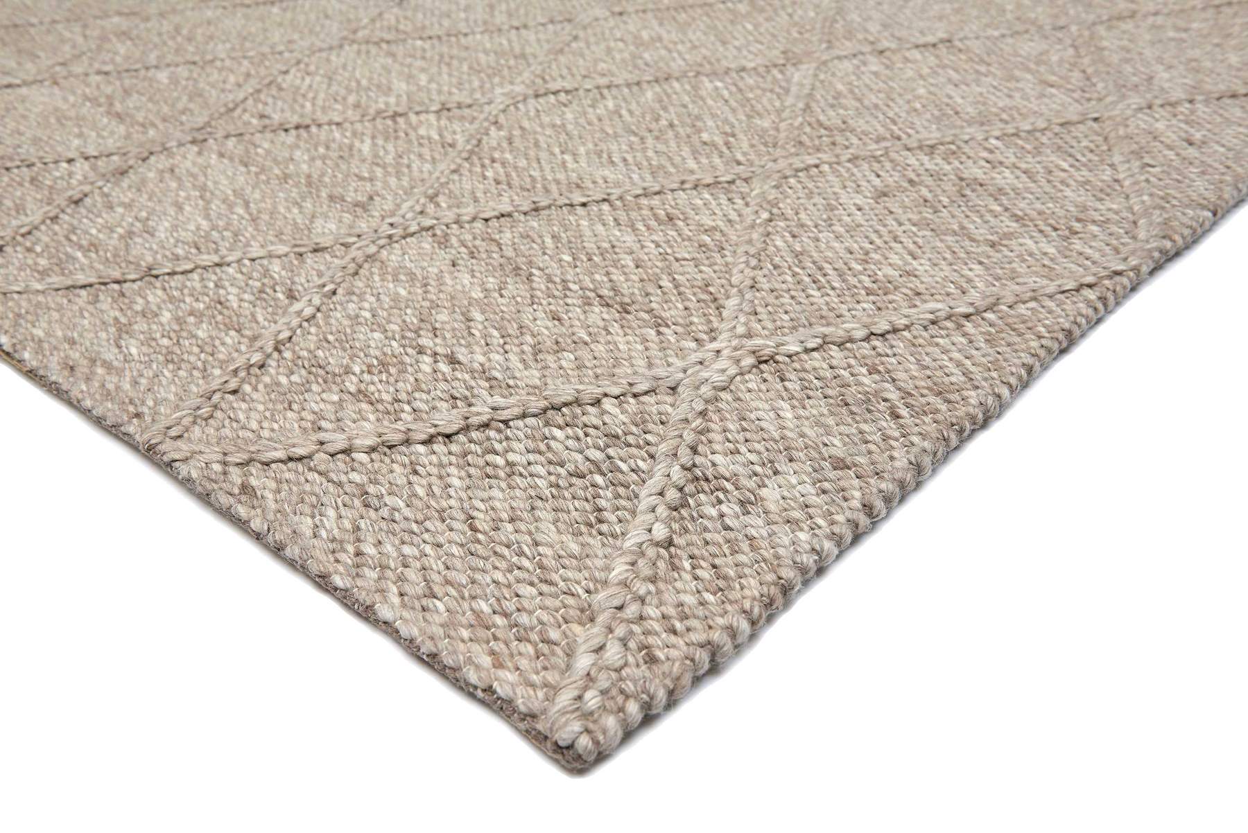 Diamond Handmade Rug - Beige