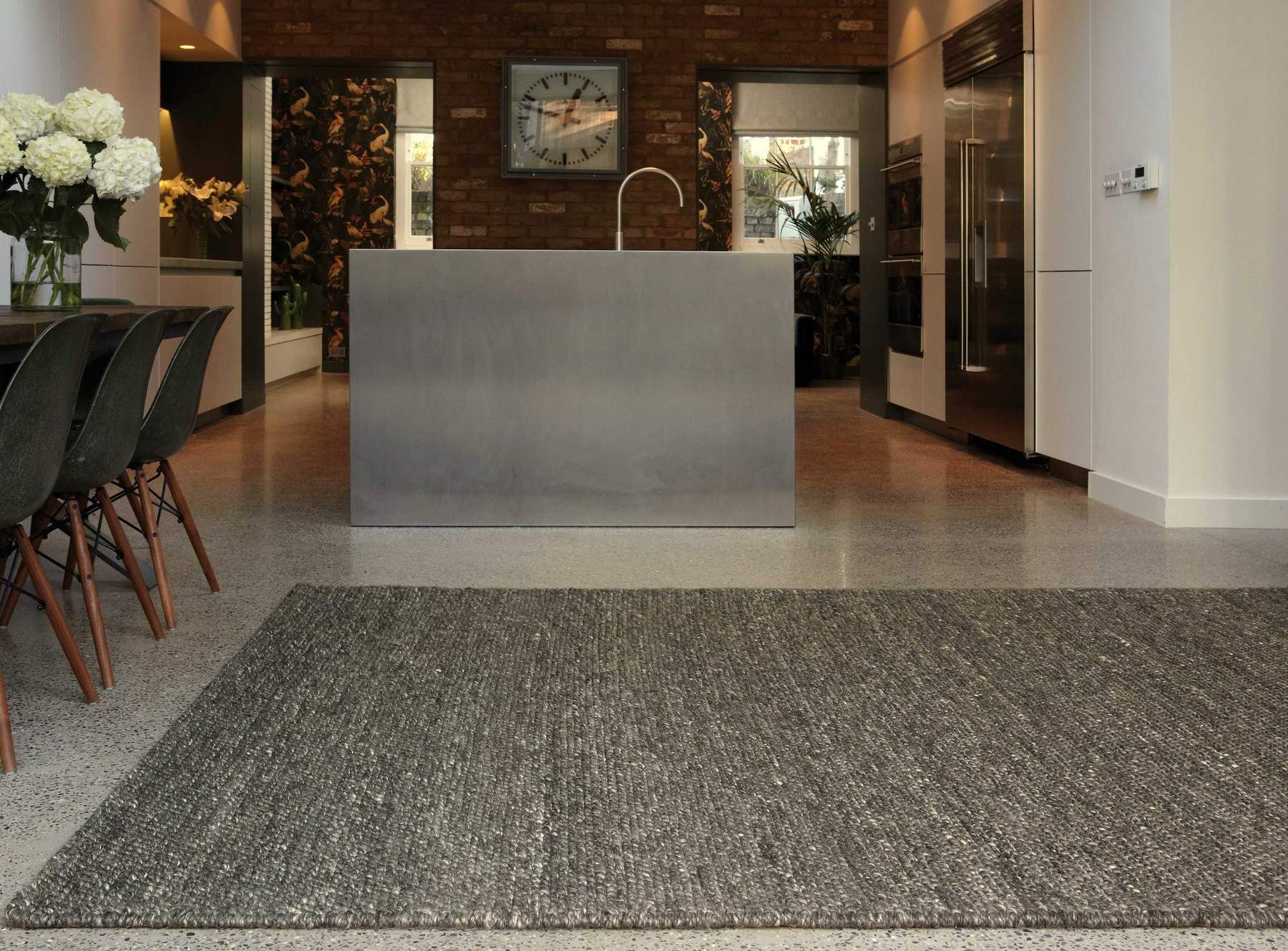 Jewel Handmade Rug - Charcoal