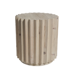 Load image into Gallery viewer, Cornel Round Timber Side Table - Natural
