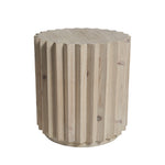 Load image into Gallery viewer, Cornel Round Timber Side Table - Natural
