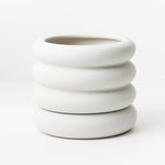 Load image into Gallery viewer, Danica Hand Made Ceramic Planter Pot - Snow
