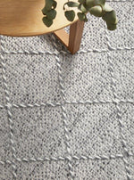 Load image into Gallery viewer, Dante Hand Made Wool Rug - Grey
