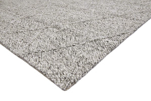 Diamond Handmade Rug - Grey