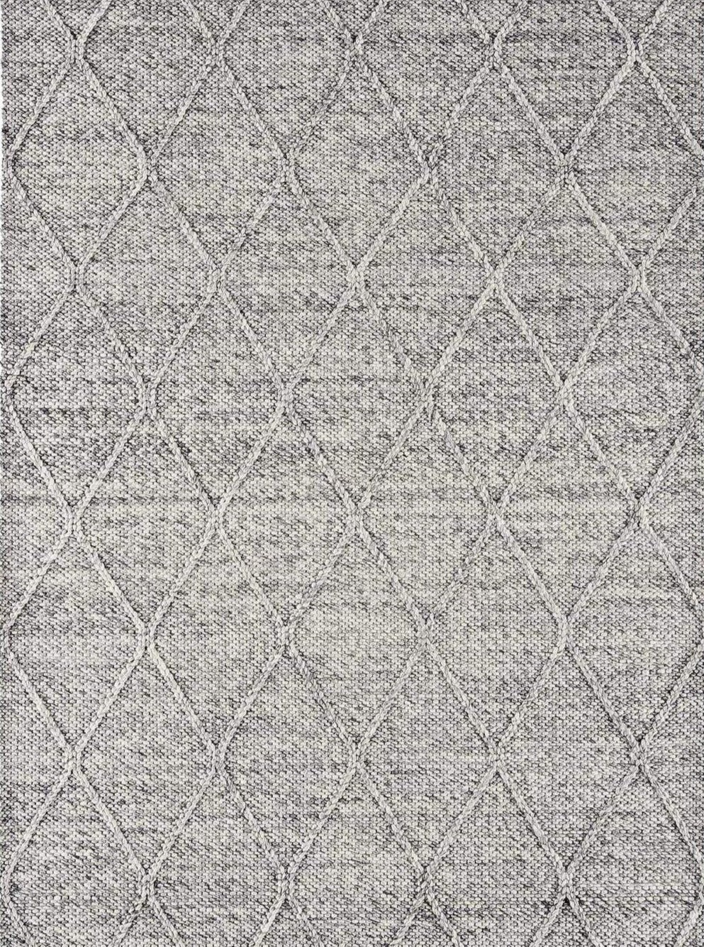 Diamond Handmade Rug - Grey