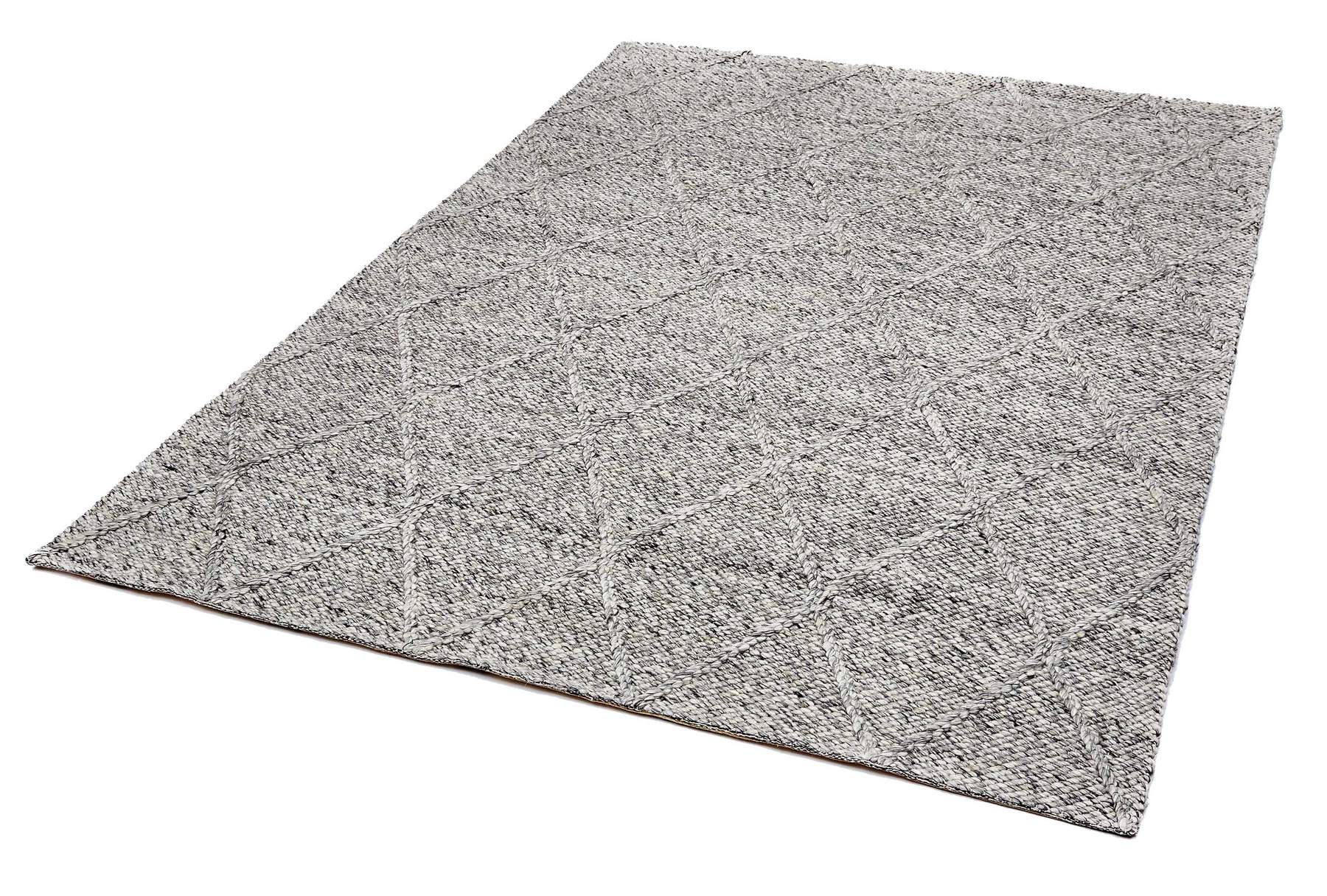 Diamond Handmade Rug - Grey