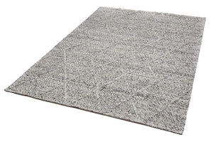 Diamond Handmade Rug - Grey