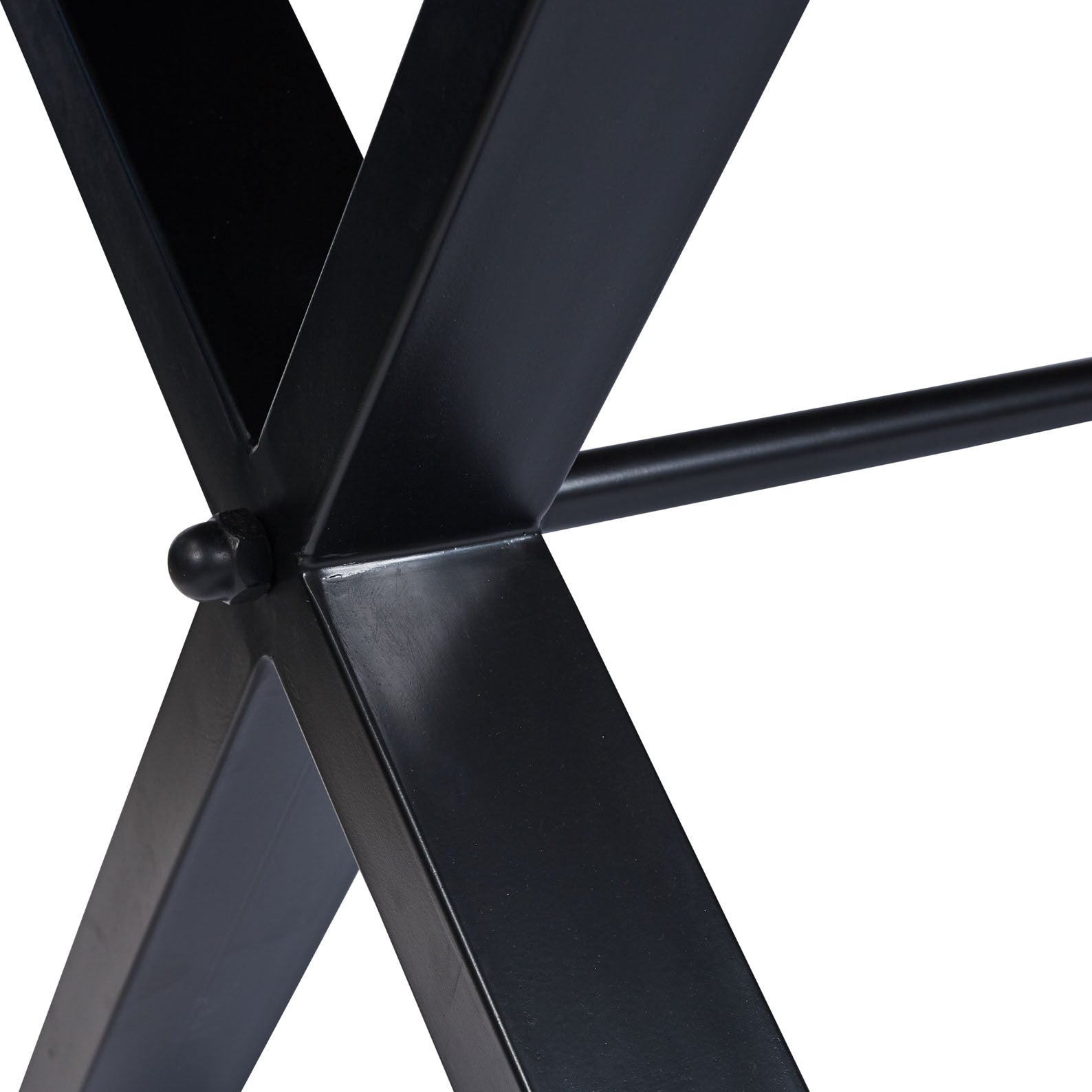 Montana 2.6m Solid Timber Dining Table - Ebony