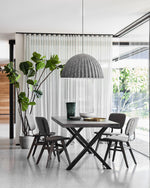Load image into Gallery viewer, Montana 2.6m Solid Timber Dining Table - Ebony
