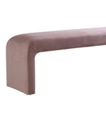Load image into Gallery viewer, Eloise Velvet Bench Seat Ottoman - Dusty Rose
