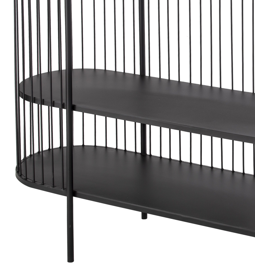 Enola Metal Console Table - Black