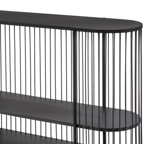 Enola Metal Console Table - Black