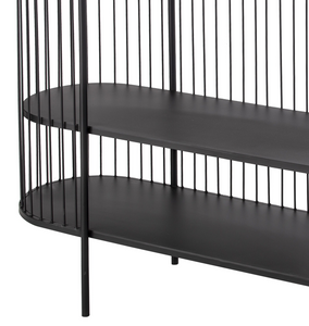 Enola Metal Console Table - Black