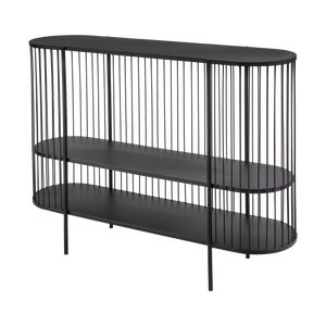 Enola Metal Console Table - Black