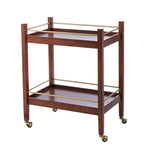 Load image into Gallery viewer, Erika Timber Bar Cart - Walnut
