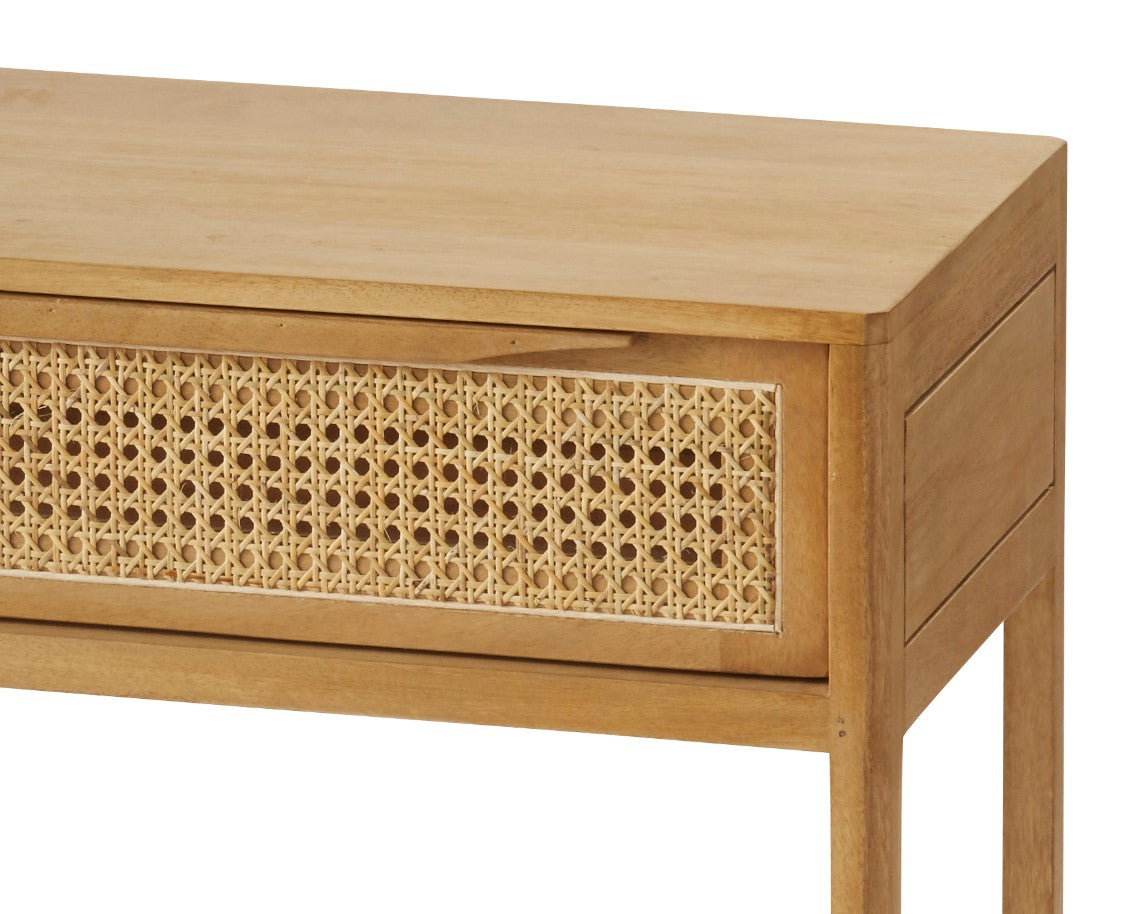Eritrea 2 Drawer Timber Console Table - Natural