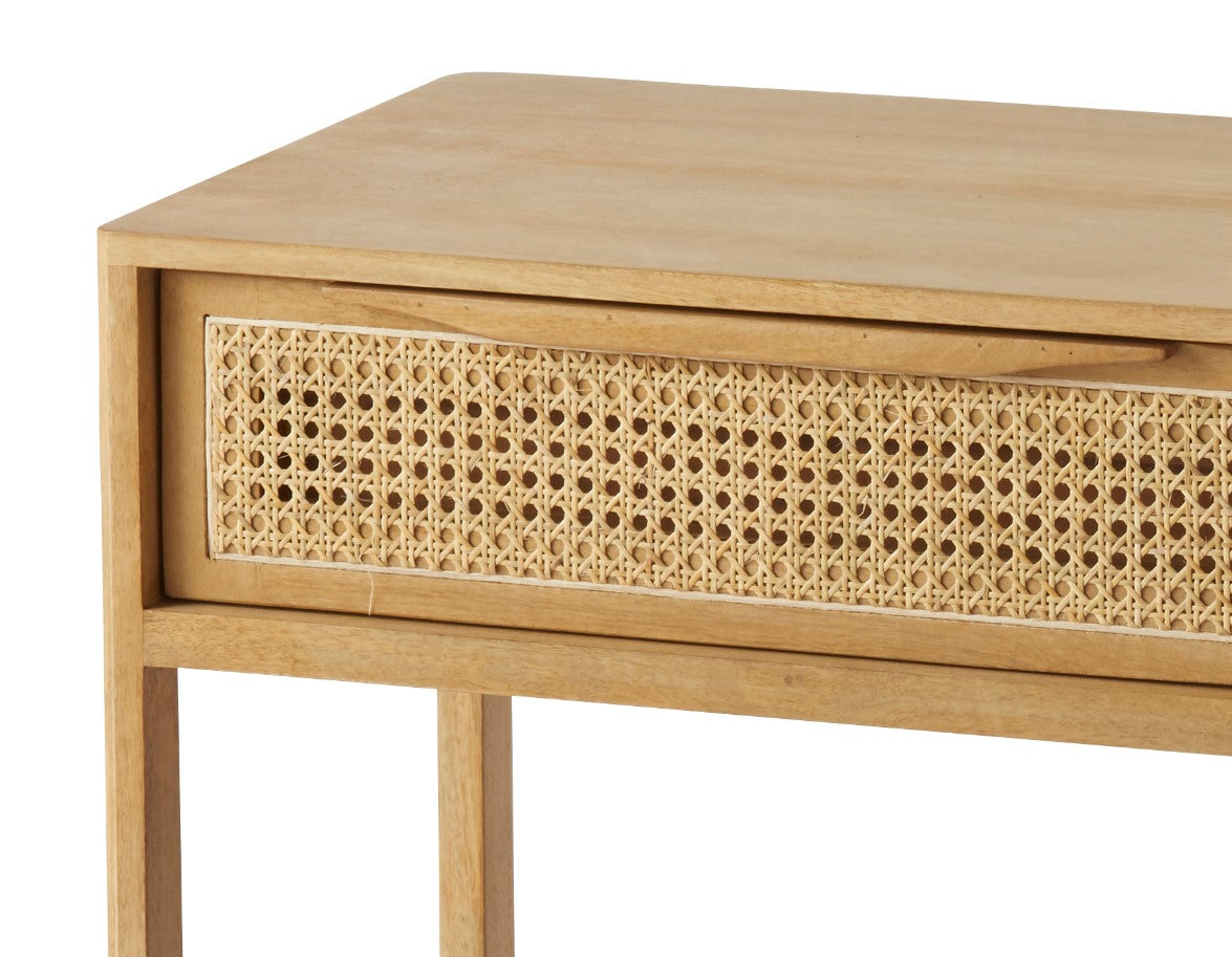 Eritrea 2 Drawer Timber Console Table - Natural