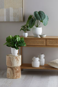 Eritrea 2 Drawer Timber Console Table - Natural