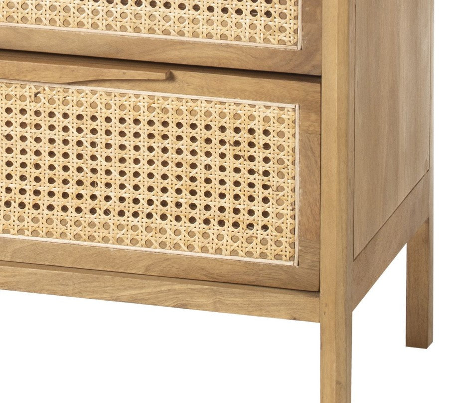 Eritrea Timber Chest Of Drawers - Natural