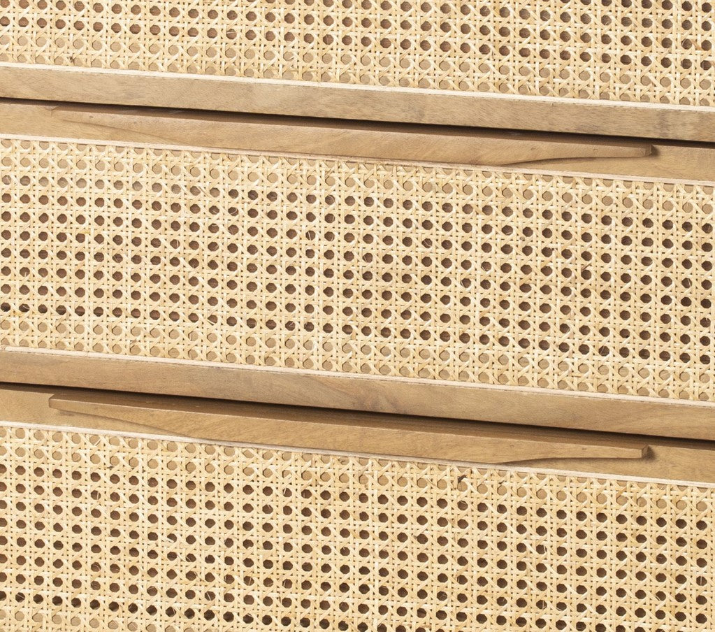 Eritrea Timber Chest Of Drawers - Natural