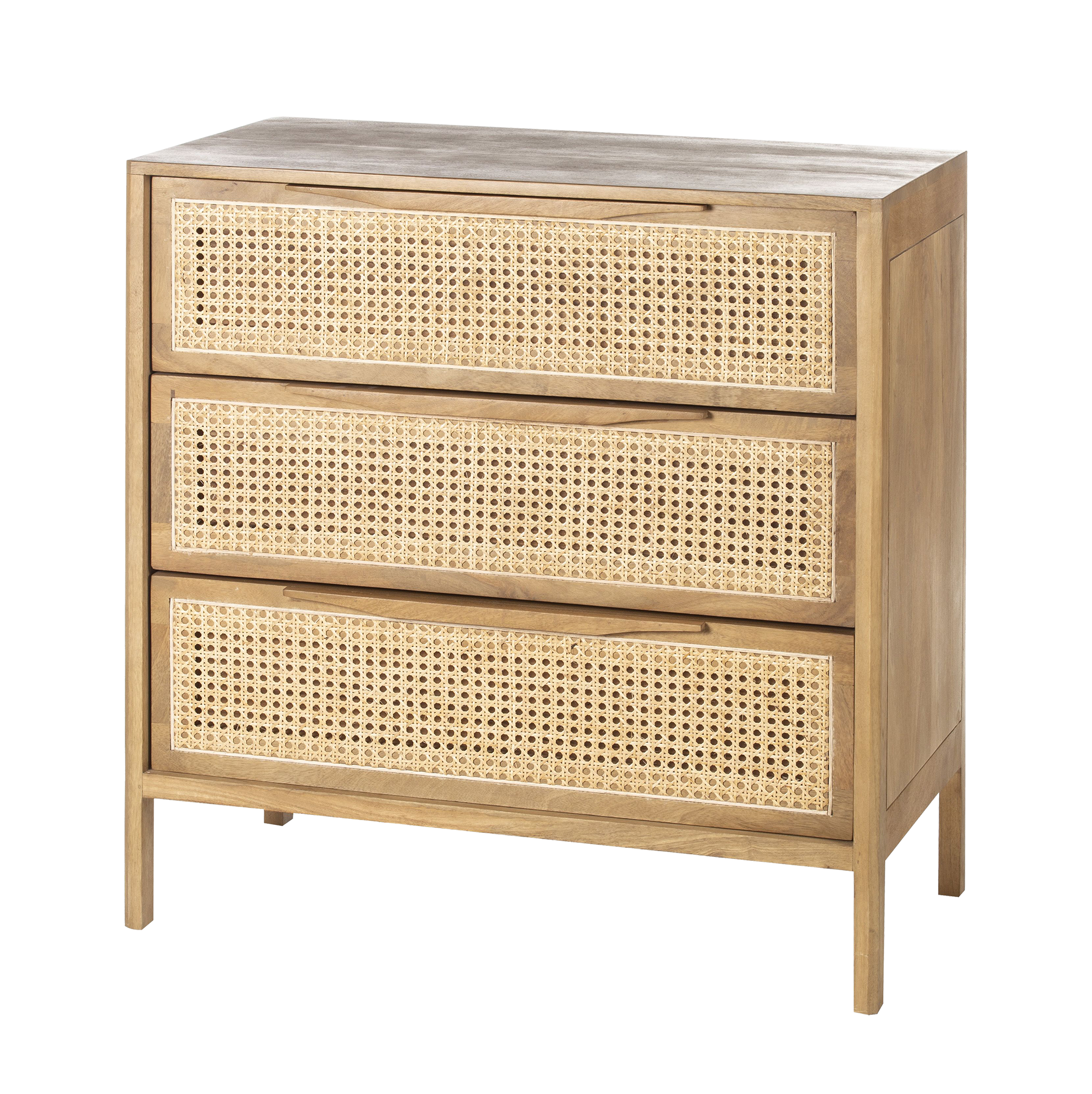 Eritrea Timber Chest Of Drawers - Natural