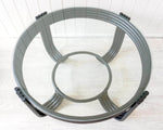 Load image into Gallery viewer, Esmi Rattan Round Glass Coffee Table - Black
