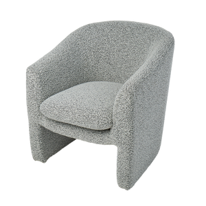 Grand Designs Kinsley Boucle Armchair - White/Black