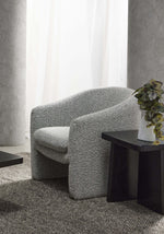 Load image into Gallery viewer, Grand Designs Kinsley Boucle Armchair - White/Black
