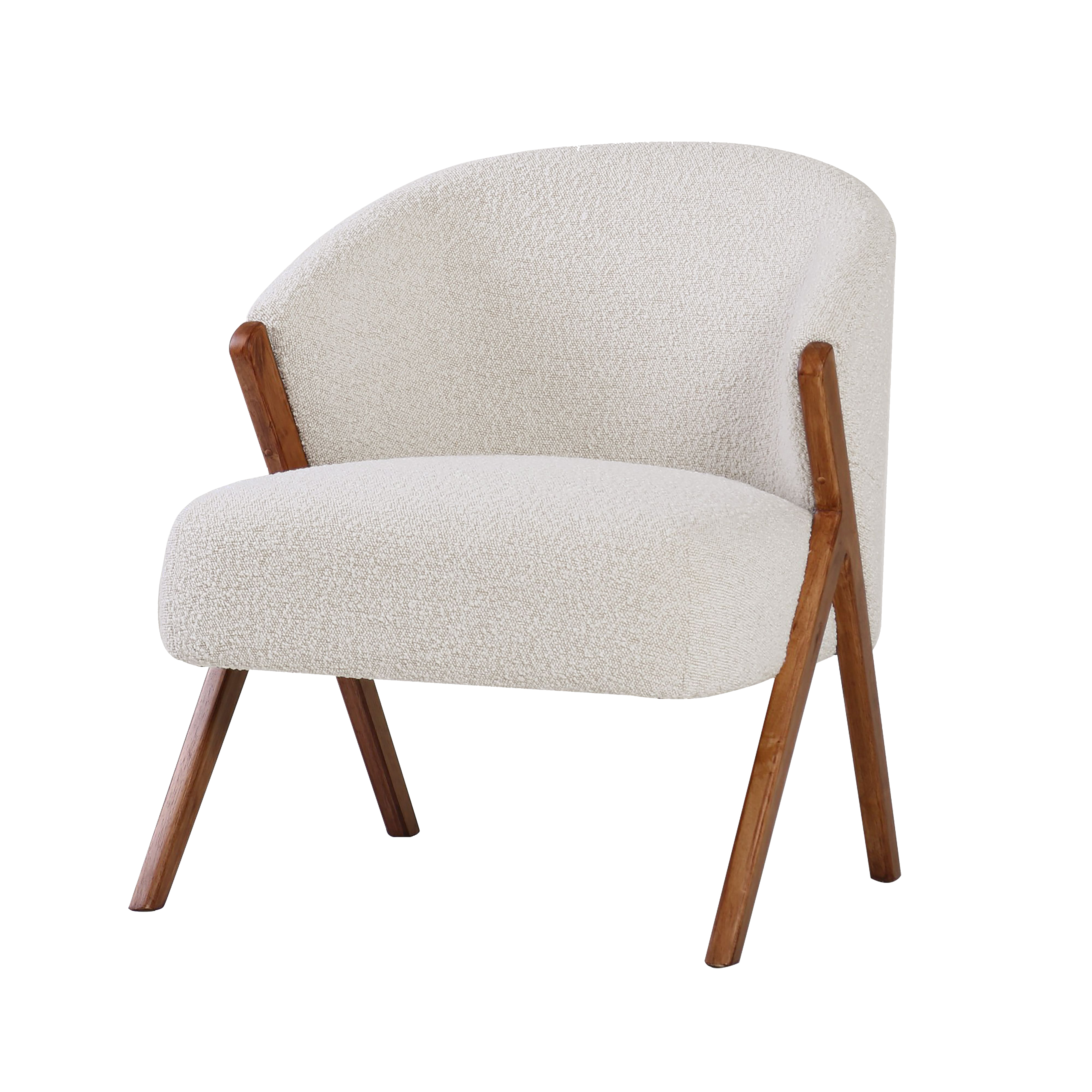 Grand Designs Lennox Boucle Armchair - Ivory
