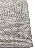 Load image into Gallery viewer, Hive Hand Made Wool Rug - Grey
