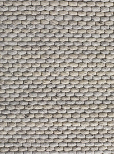 Hive Hand Made Wool Rug - Grey