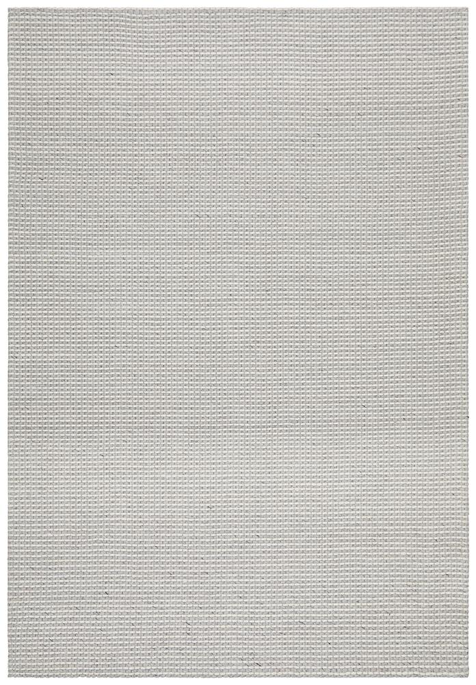 Hive Hand Made Wool Rug - Silver