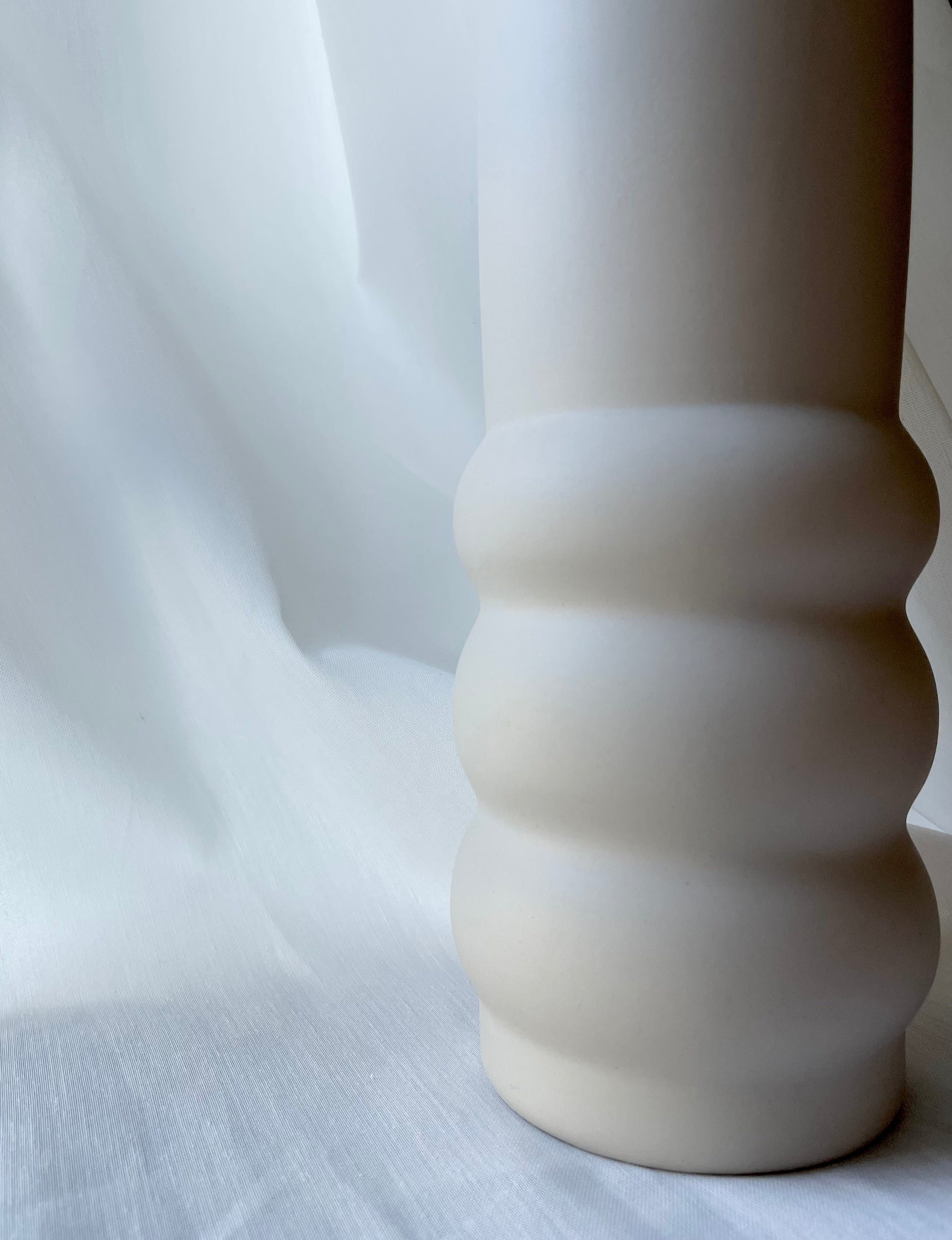 Cloud Haus Large Ceramic Vase - Chalk