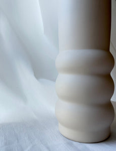Cloud Haus Large Ceramic Vase - Chalk