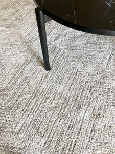 Frida Power-Loomed Rug - Silver