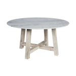 Load image into Gallery viewer, Irving Round 1.5m Marble Dining Table - Natural
