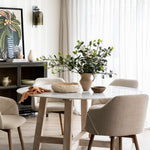 Load image into Gallery viewer, Irving Round 1.5m Marble Dining Table - Natural
