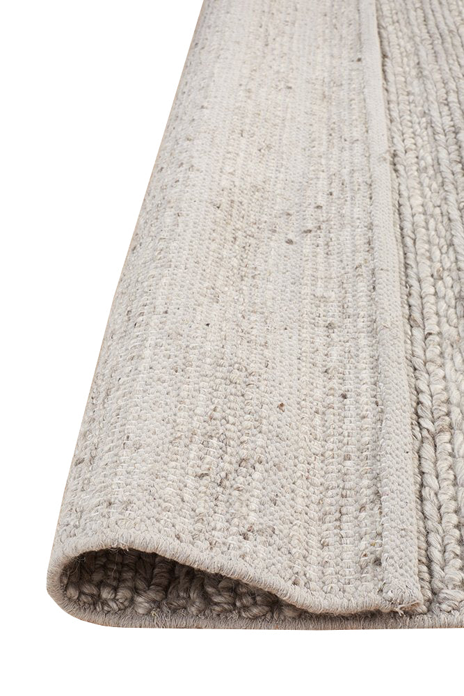 Ivy Handmade Rug - Silver