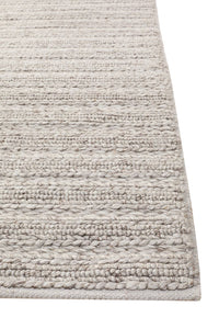 Ivy Handmade Rug - Silver