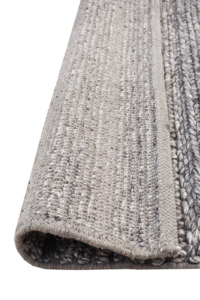 Ivy Handmade Rug - Steel