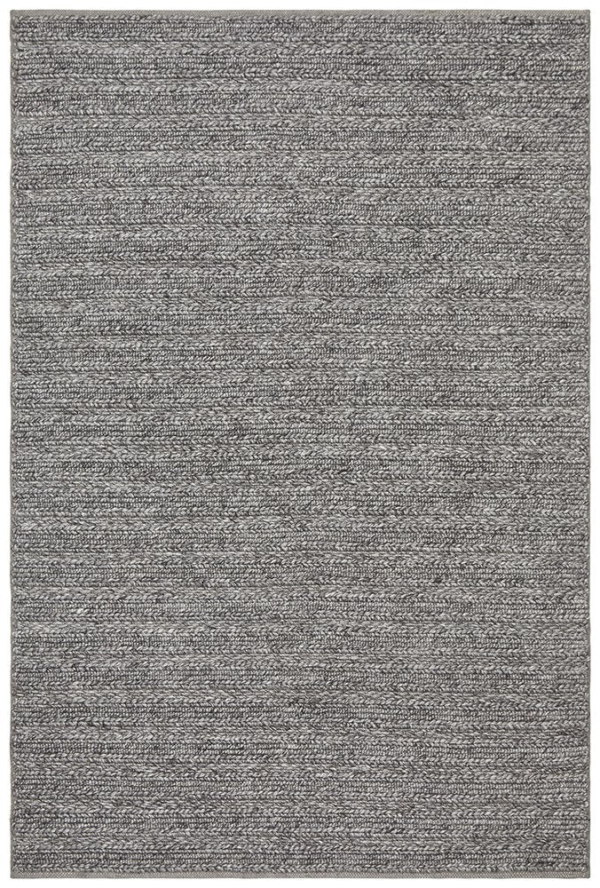 Ivy Handmade Rug - Steel