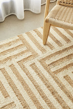 Load image into Gallery viewer, Jampur Hand Made Jute Rug
