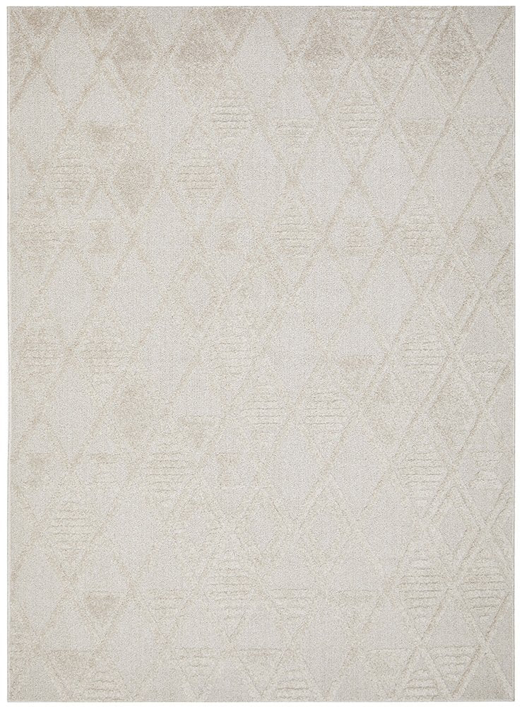 Kira Power-Loomed Polypropylene Rug - Natural